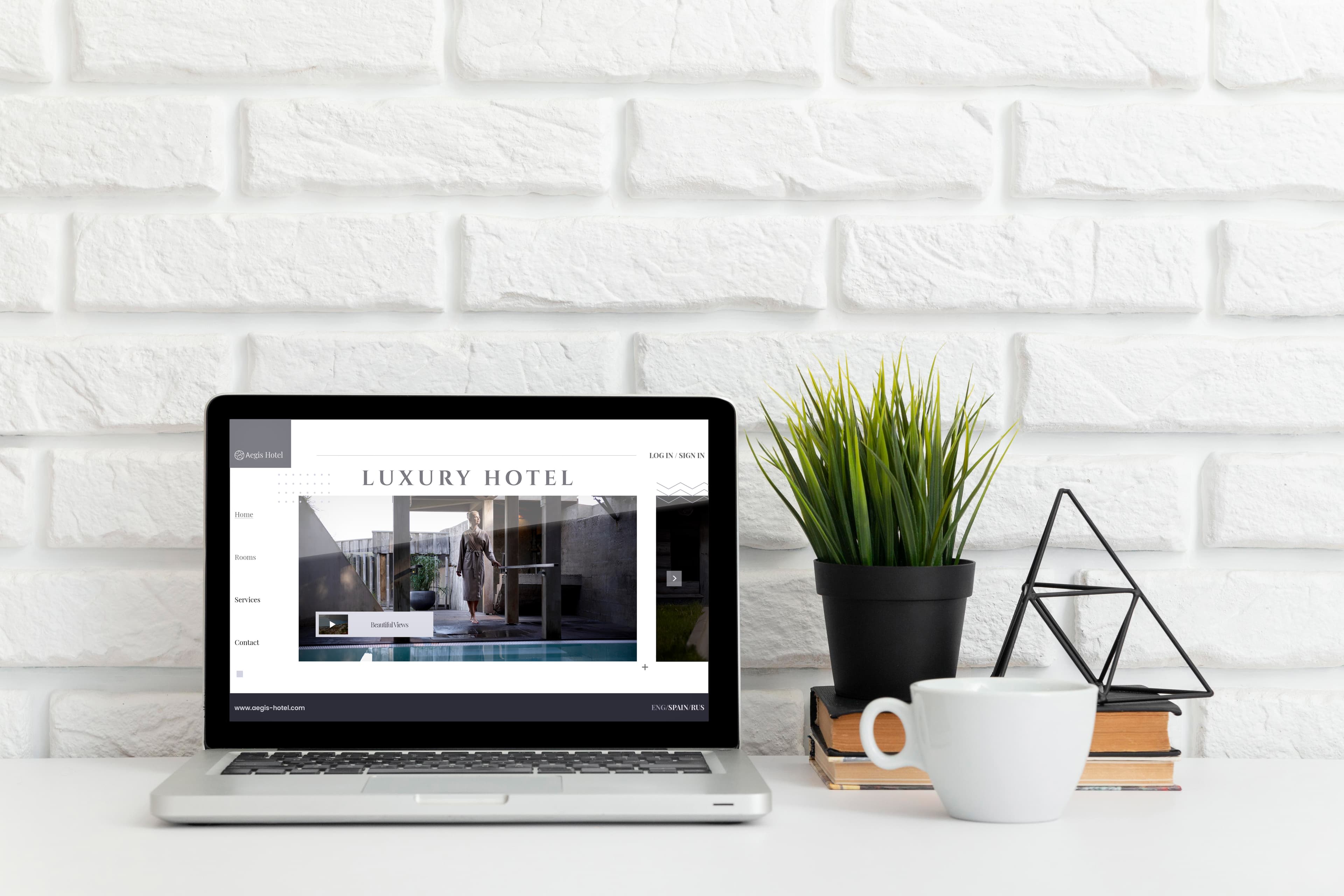 hotel webpage